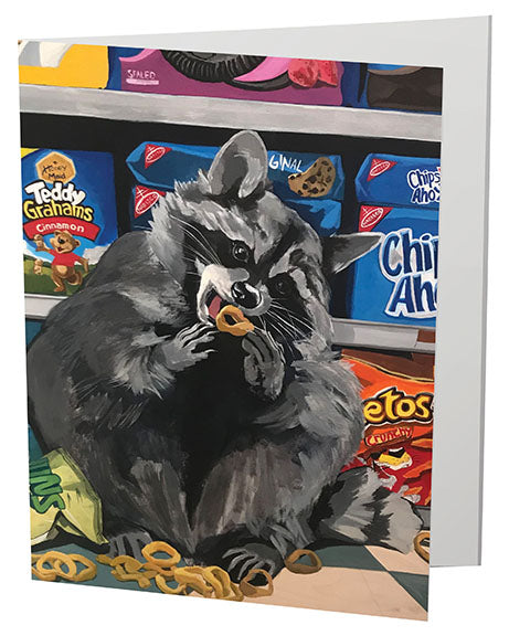 Clean up Aisle 12 Greeting Card Flyn_Costello_Art