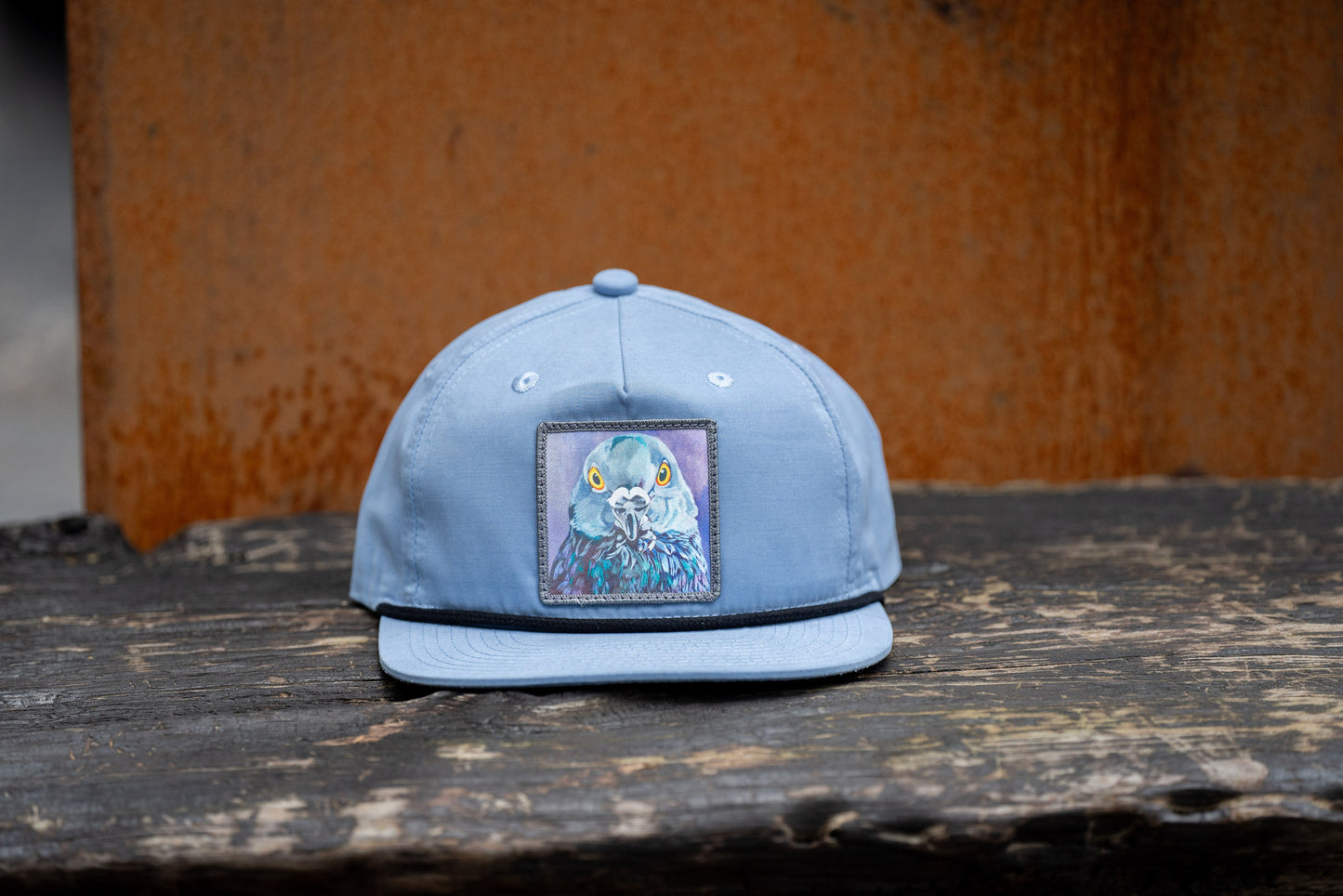 Sky/Black Rope Cap Hats FlynHats