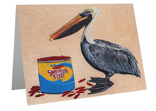 STORE Gone Fishin' Greeting Card Flyn_Costello_Art