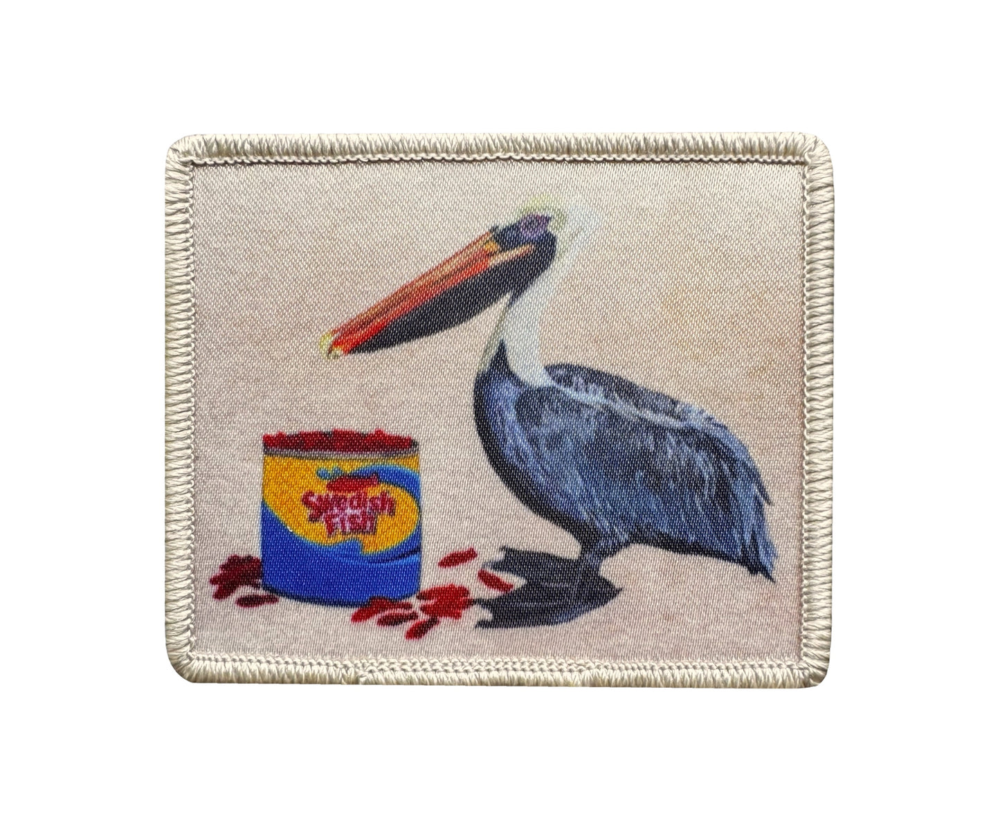 Gone Fishin' Large Pelican Patch patch Flyn_Costello_Art