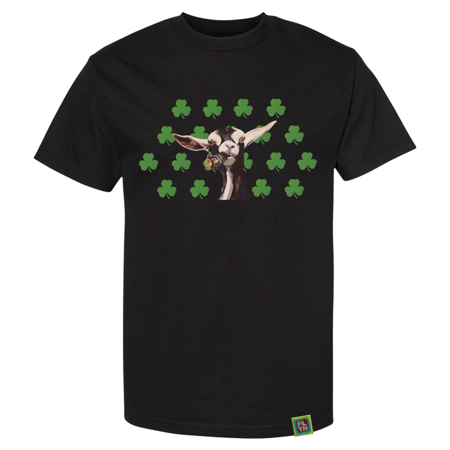 Can Crusher Goat t-shirt FlynHats S Black