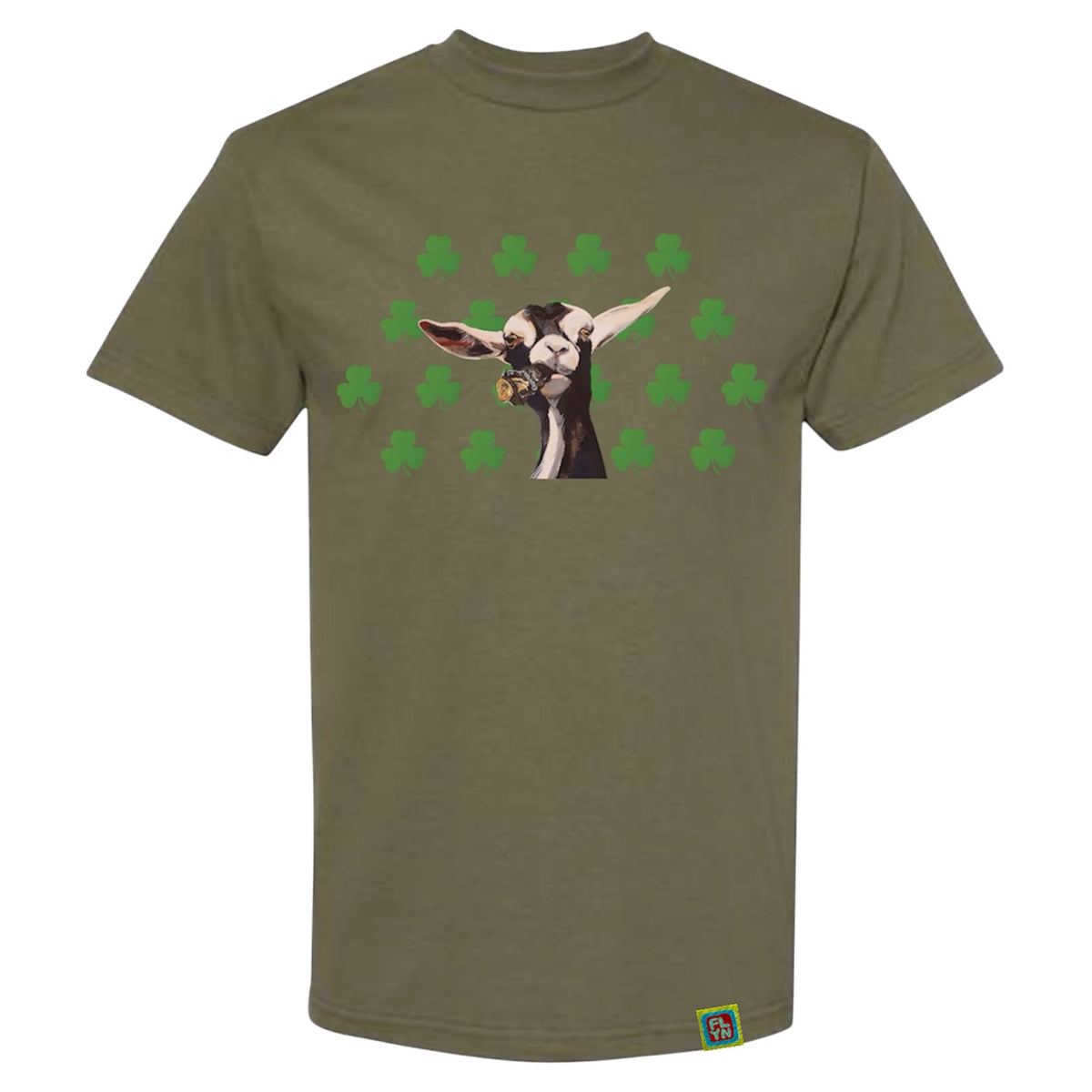 Can Crusher Goat t-shirt FlynHats