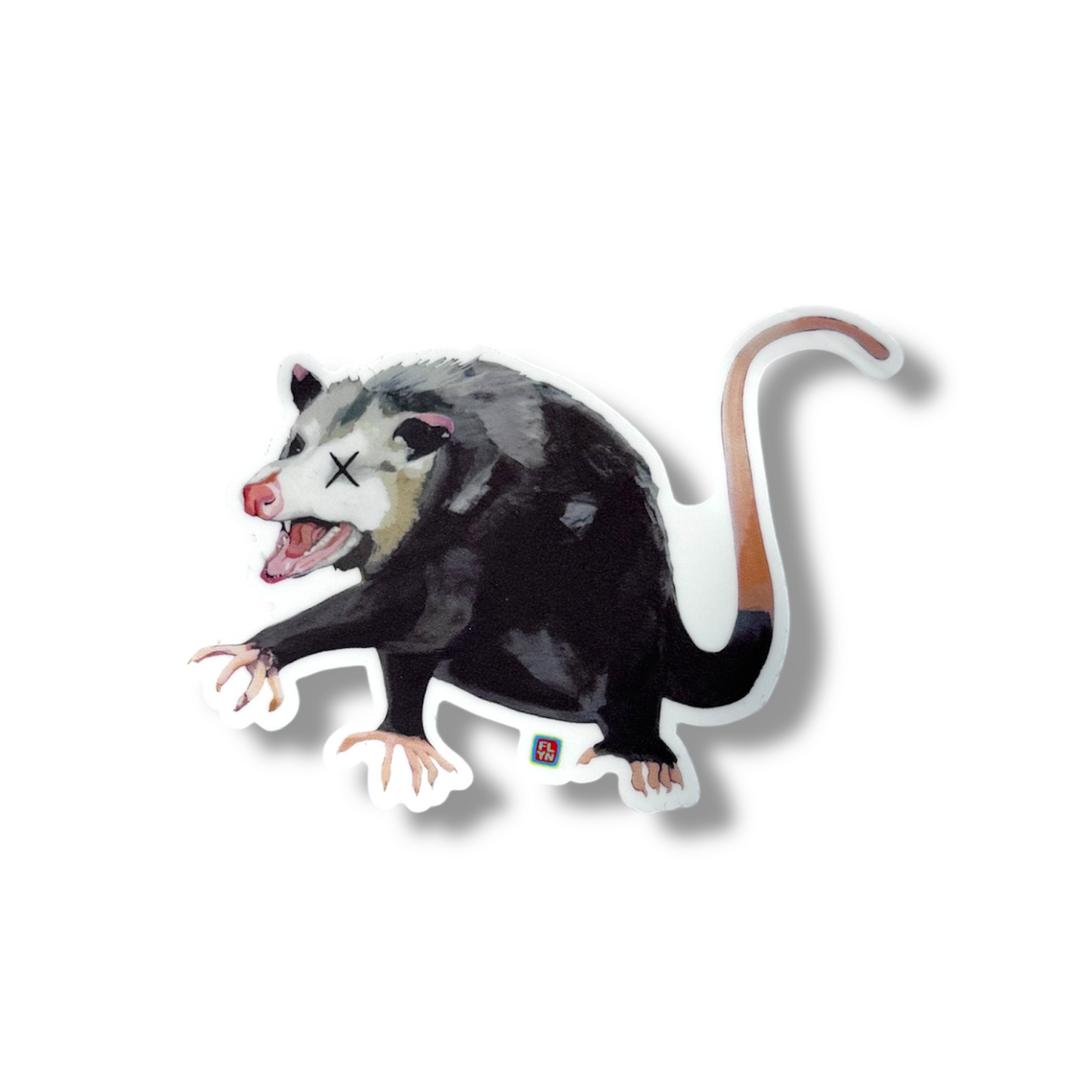 Not Dead Yet Opossum sticker