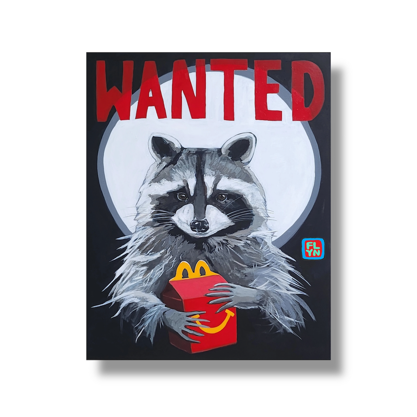 WANTED sticker Stickers Flyn_Costello_Art