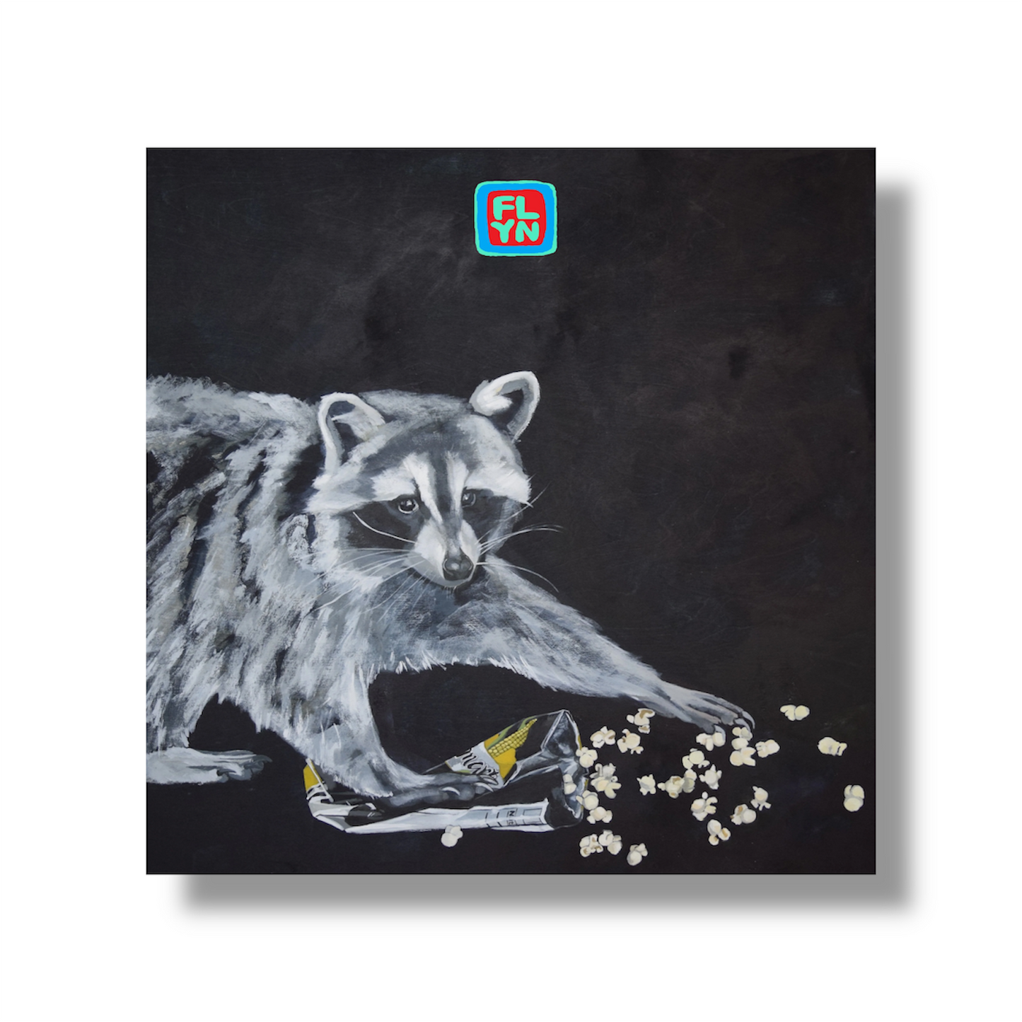 Latenight Snack Raccoon Sticker