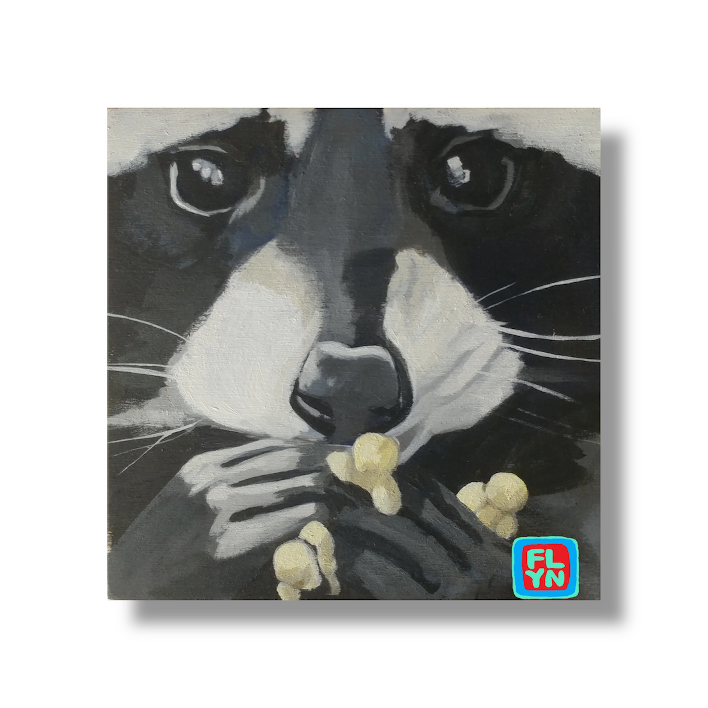 POP Raccoon Sticker Stickers Flyn_Costello_Art