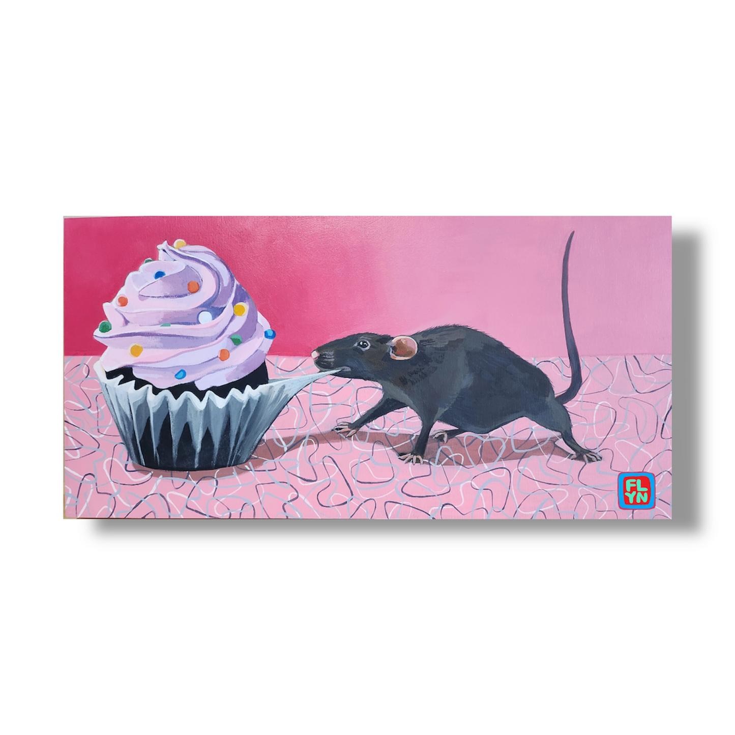 Rats Got My Cake sticker Stickers Flyn Costello