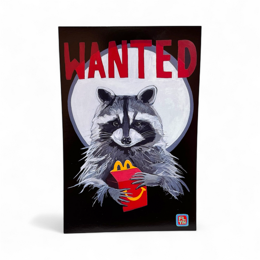 WANTED 6"x9" Print Prints Flyn_Costello_Art