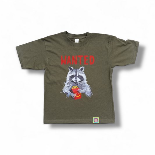 Wanted Olive Youth Tshirt FlynHats