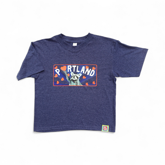 Portland Raccoon Youth Tshirt FlynHats