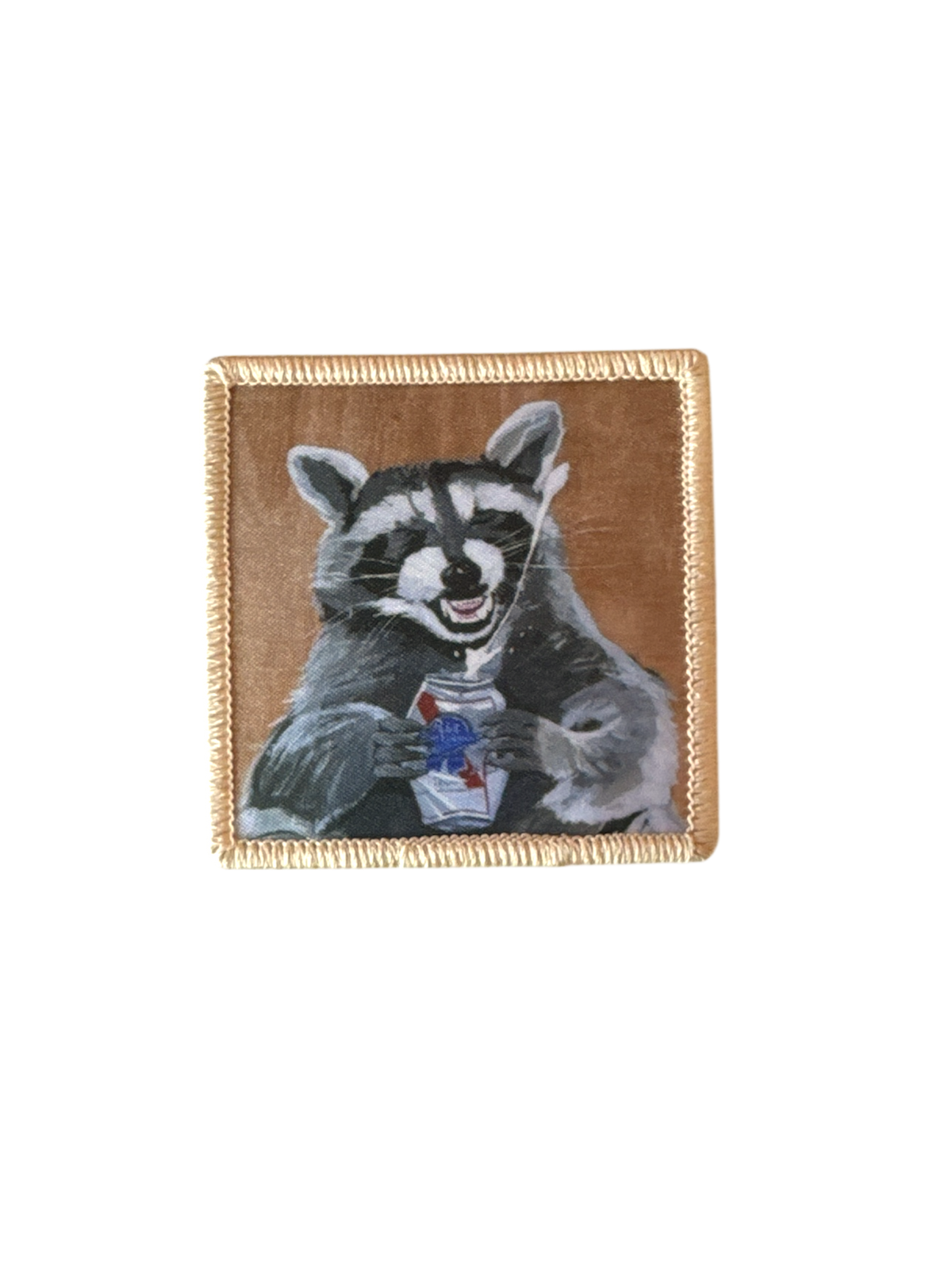 Beer Bandit Raccoon Merino Wool Beanie - Black