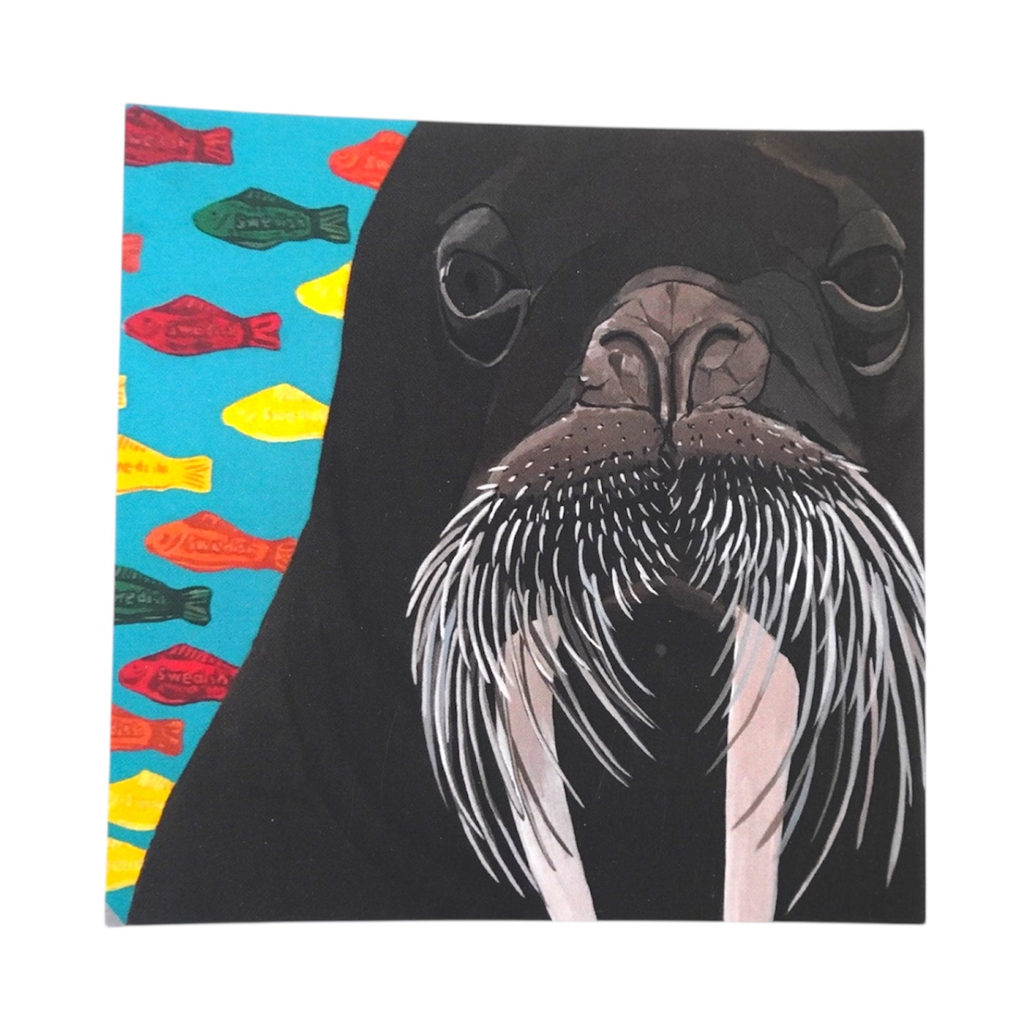 Walrus Dreams Mini Print / Card postcards Flyn Costello