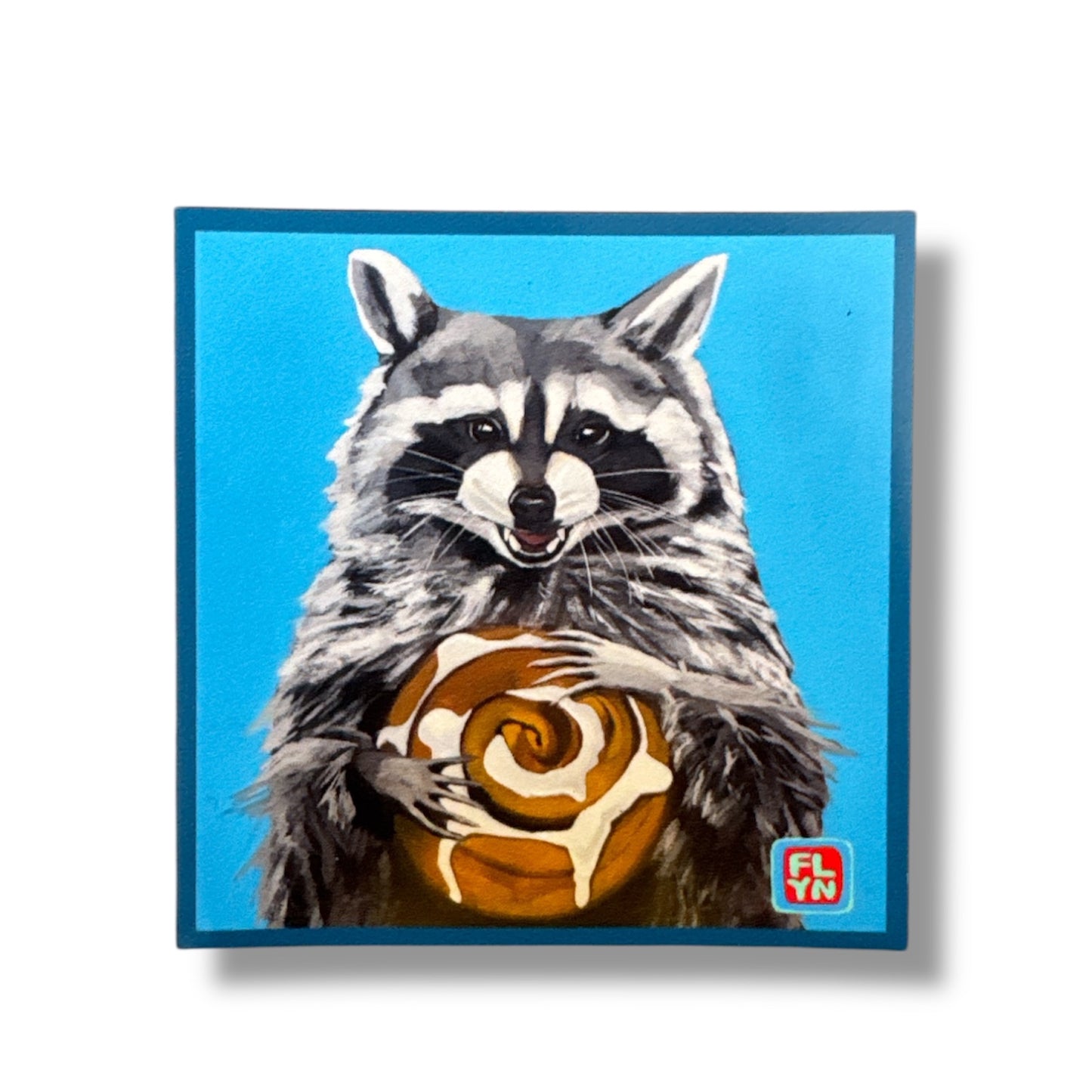 Cinnabun Bandit Raccoon Magnet FlynHats