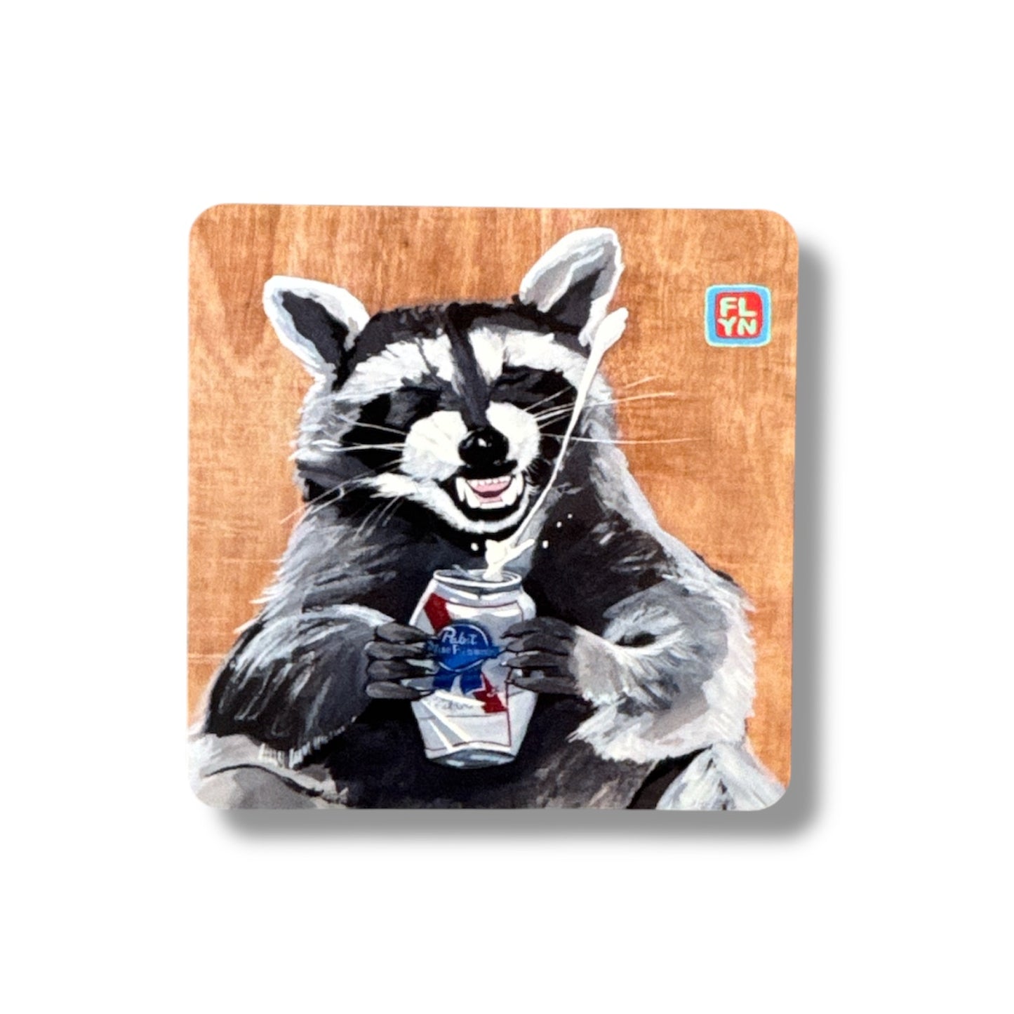 Beer Bandit Raccoon Magnet FlynHats