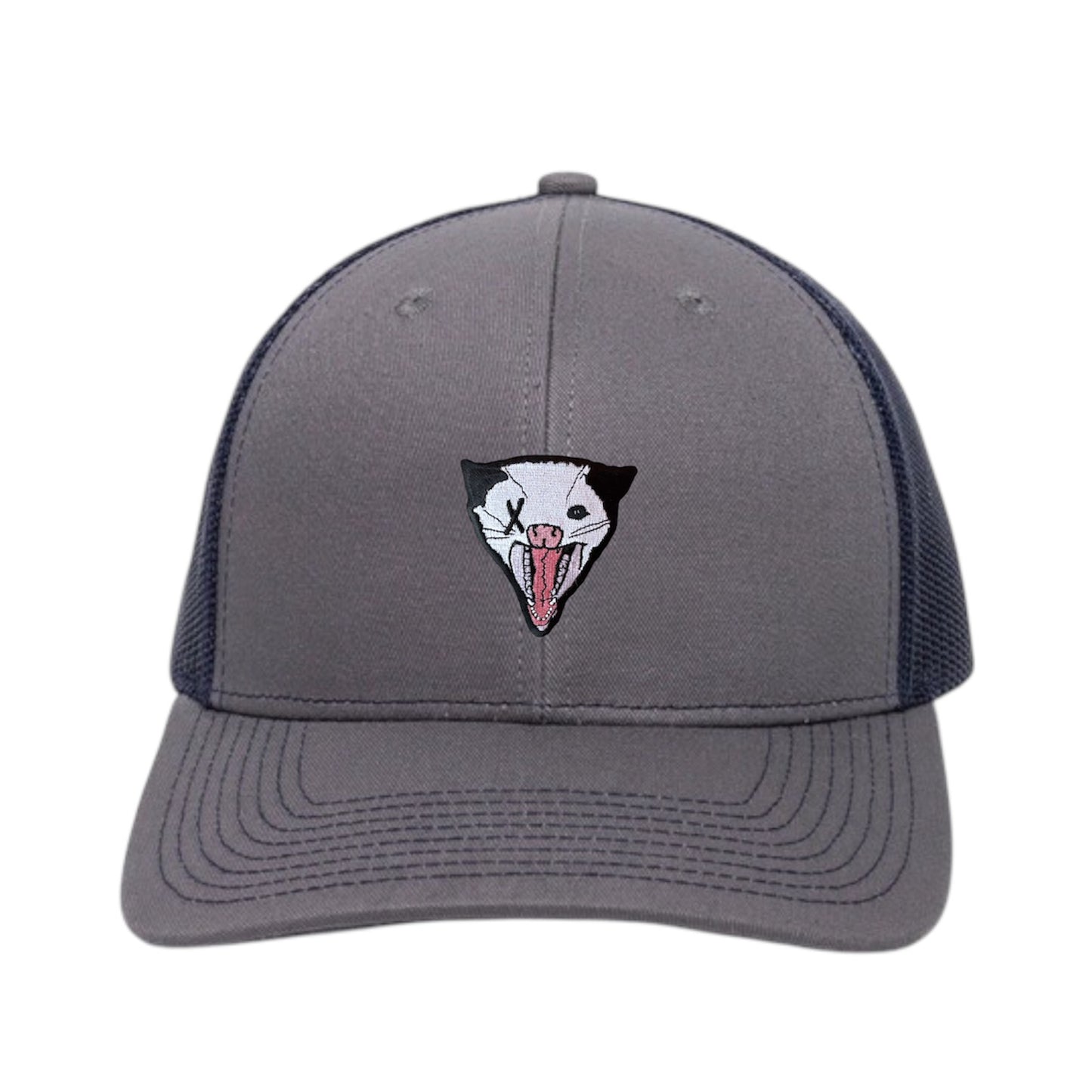 NOT DEAD YET Charcoal Navy hat Hats FlynHats