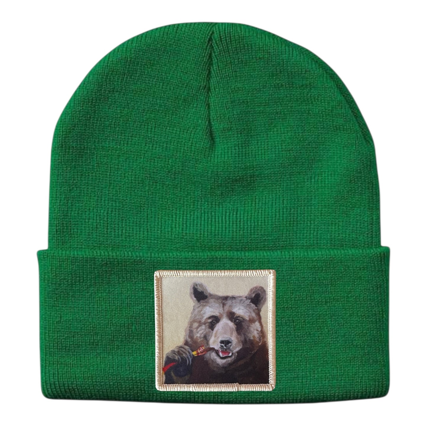 Slim Jimmy Bear Beanie Hats Flyn Costello Kelley Green