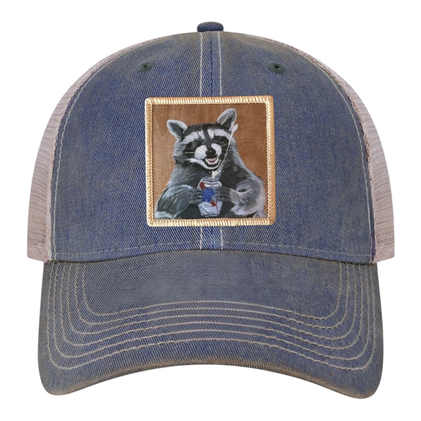 Beer Bandit Trucker Hat Hats FlynHats Navy/Khaki