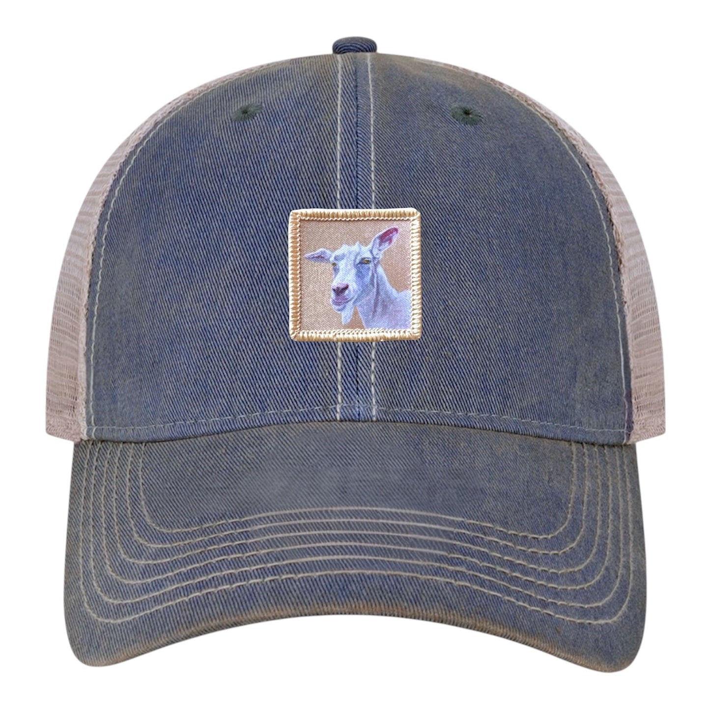Little Goat Trucker Hat Hats FlynHats Navy/Khaki