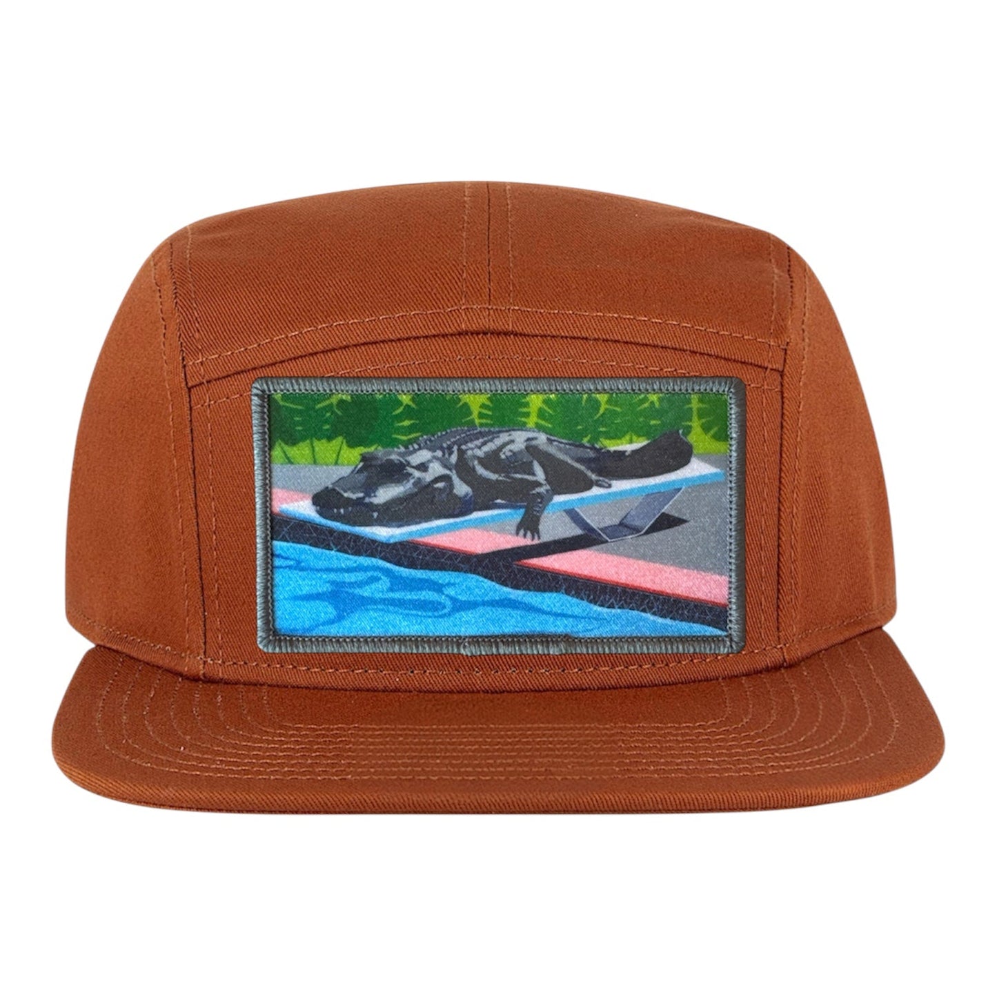 Pool Party Canceled Camper Hat Hats FlynHats Orange