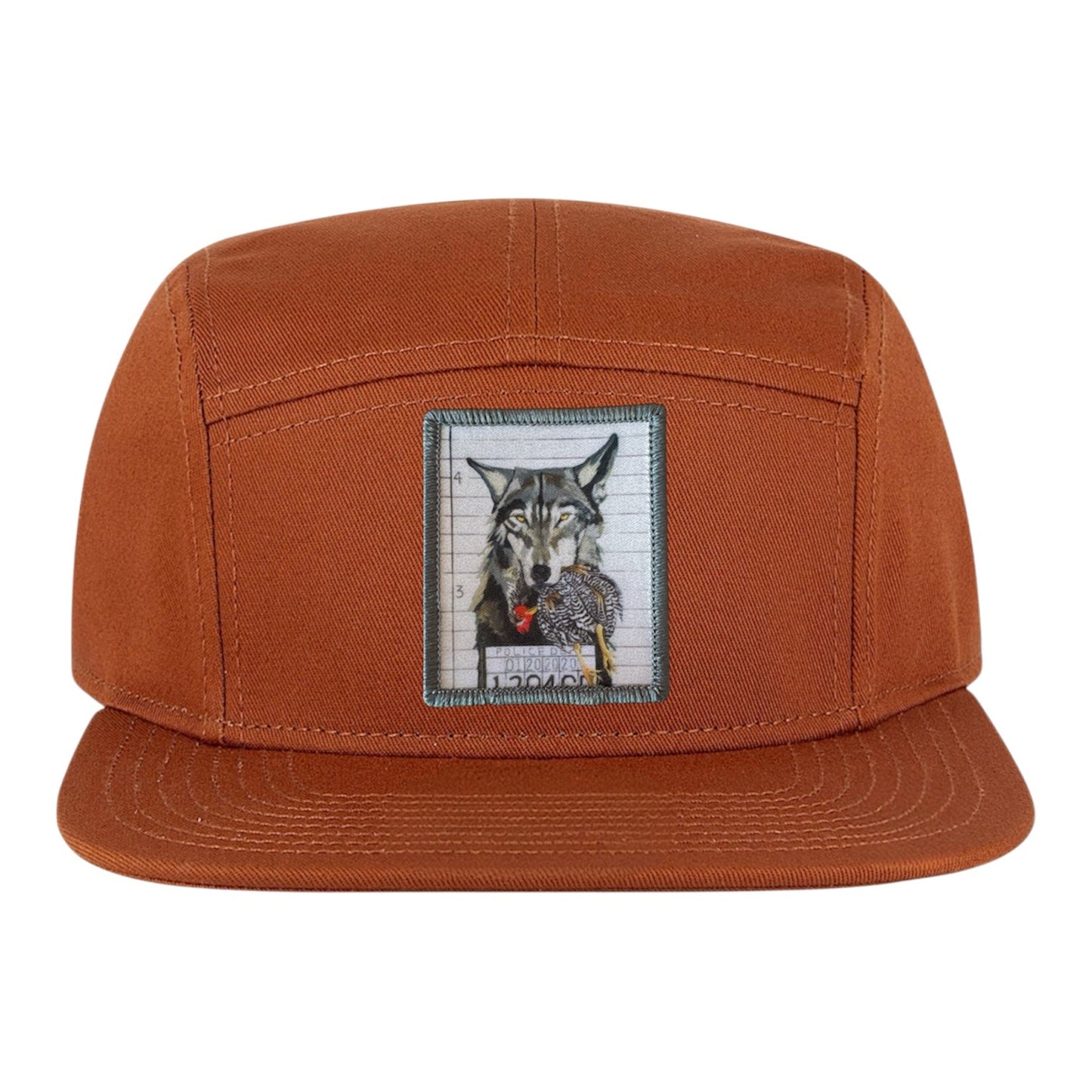The Usual Suspects: Wolf Camper Hat Hats FlynHats Orange