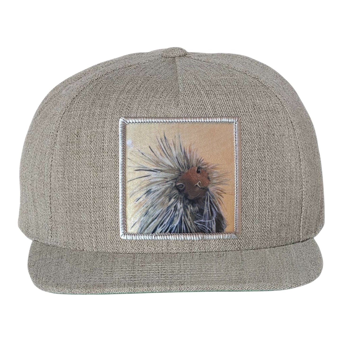 Porcupine Snapback Cap Hats FlynHats Heather Grey