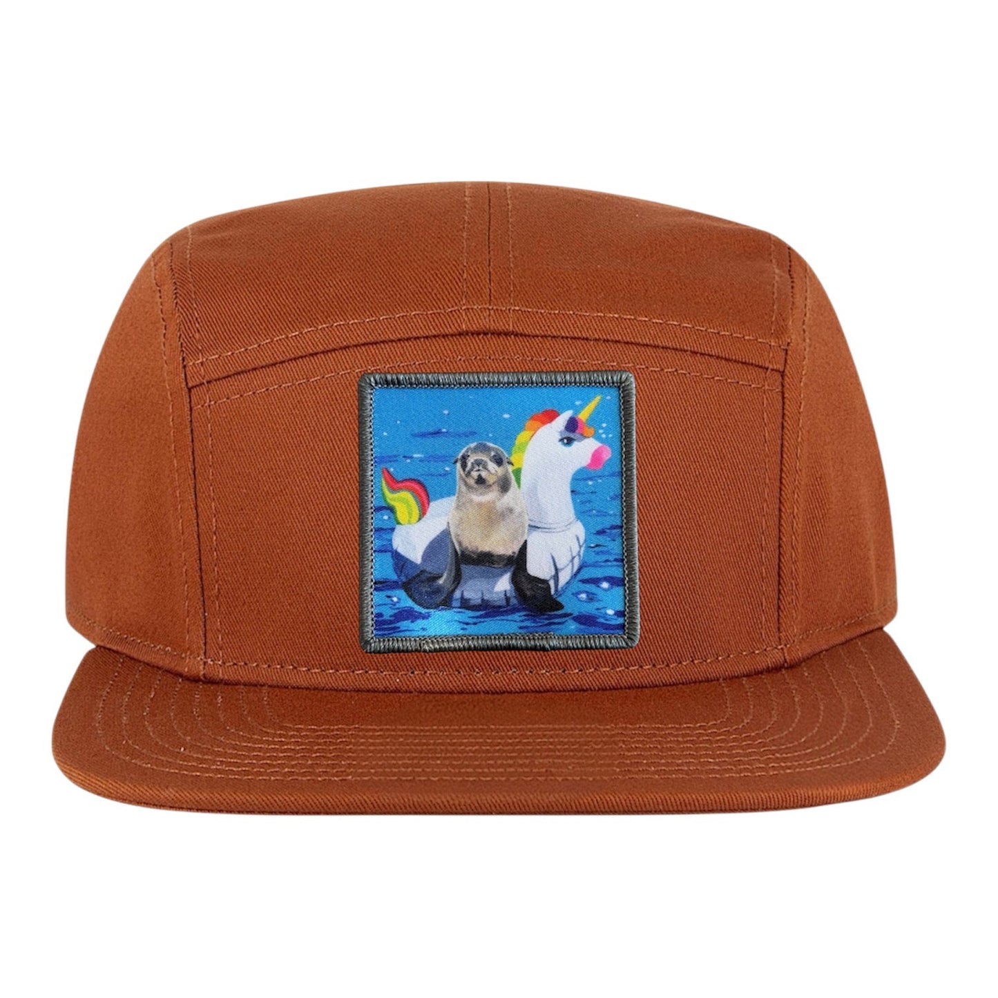 Unicorn Drifter Camper Hat Hats FlynHats Orange