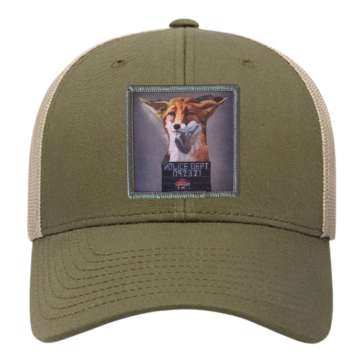 The Usual Suspects: Fox Trucker Hat Hats FlynHats Moss-Khaki
