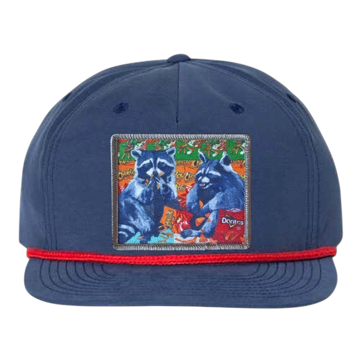 Junkfood Bandits Raccoon Rope Hat Hats Flyn Hats Navy/Red