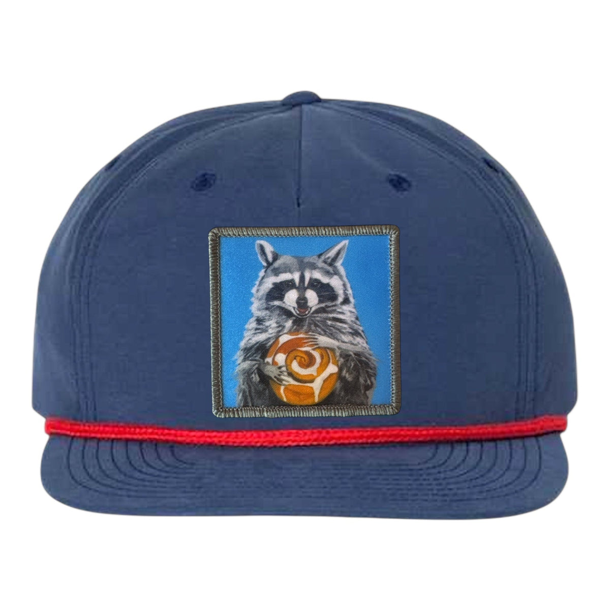 Cinnabun Bandit Rope Cap Hats FlynHats Navy/Red