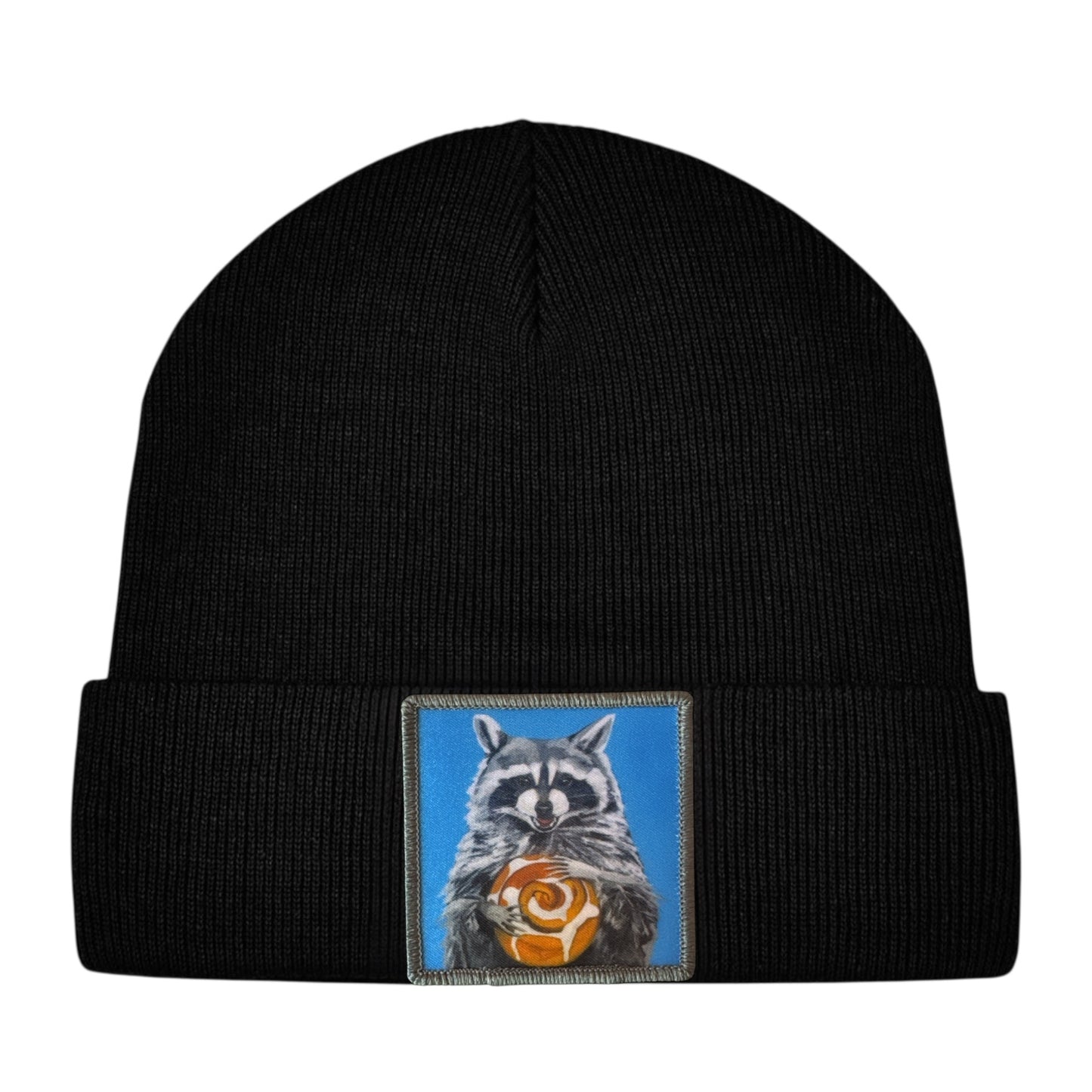 CINNABUN BANDIT Toddler Beanie FLYNhats Black