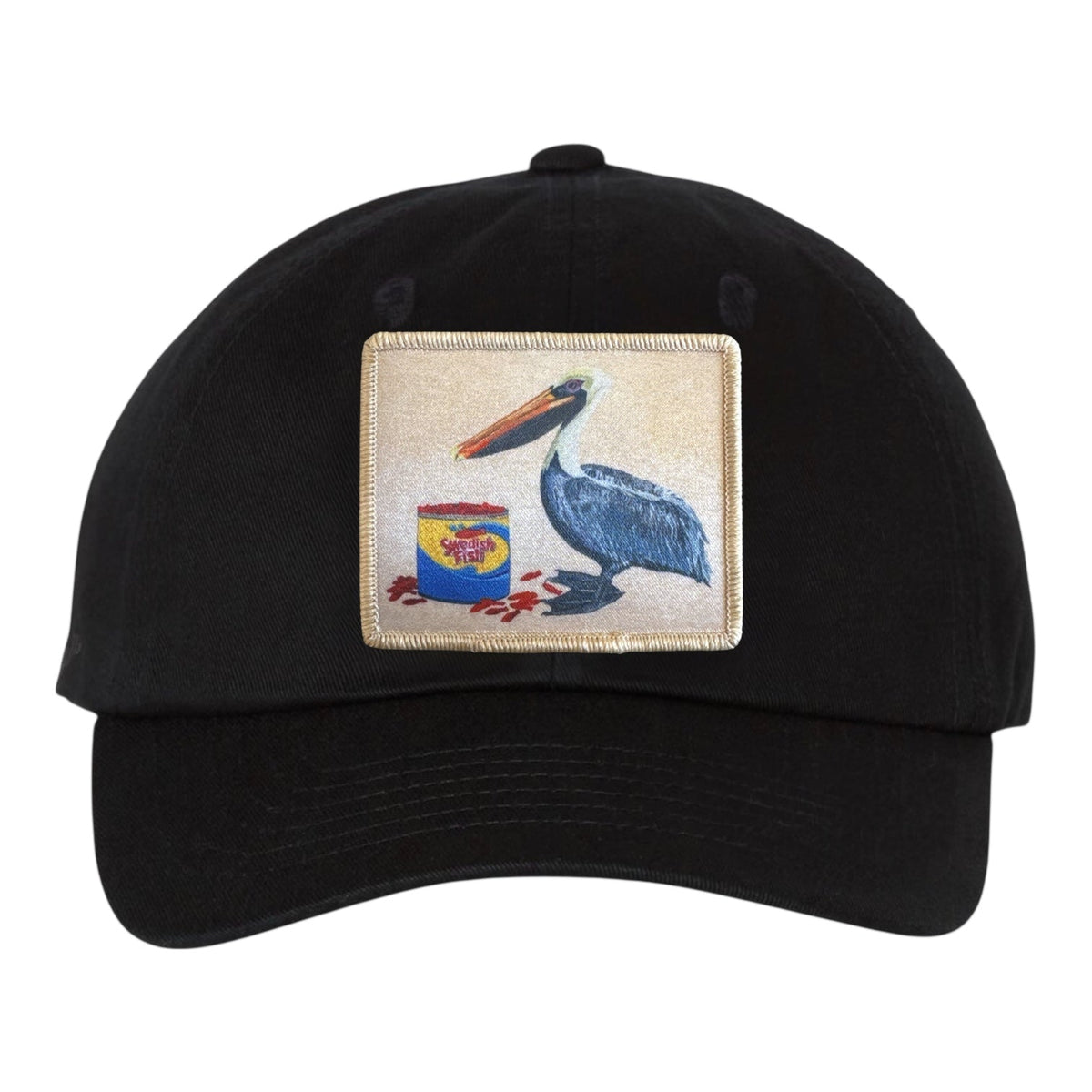 Gone Fishin' Dad Hat Hats FlynHats Eco-Washed Black