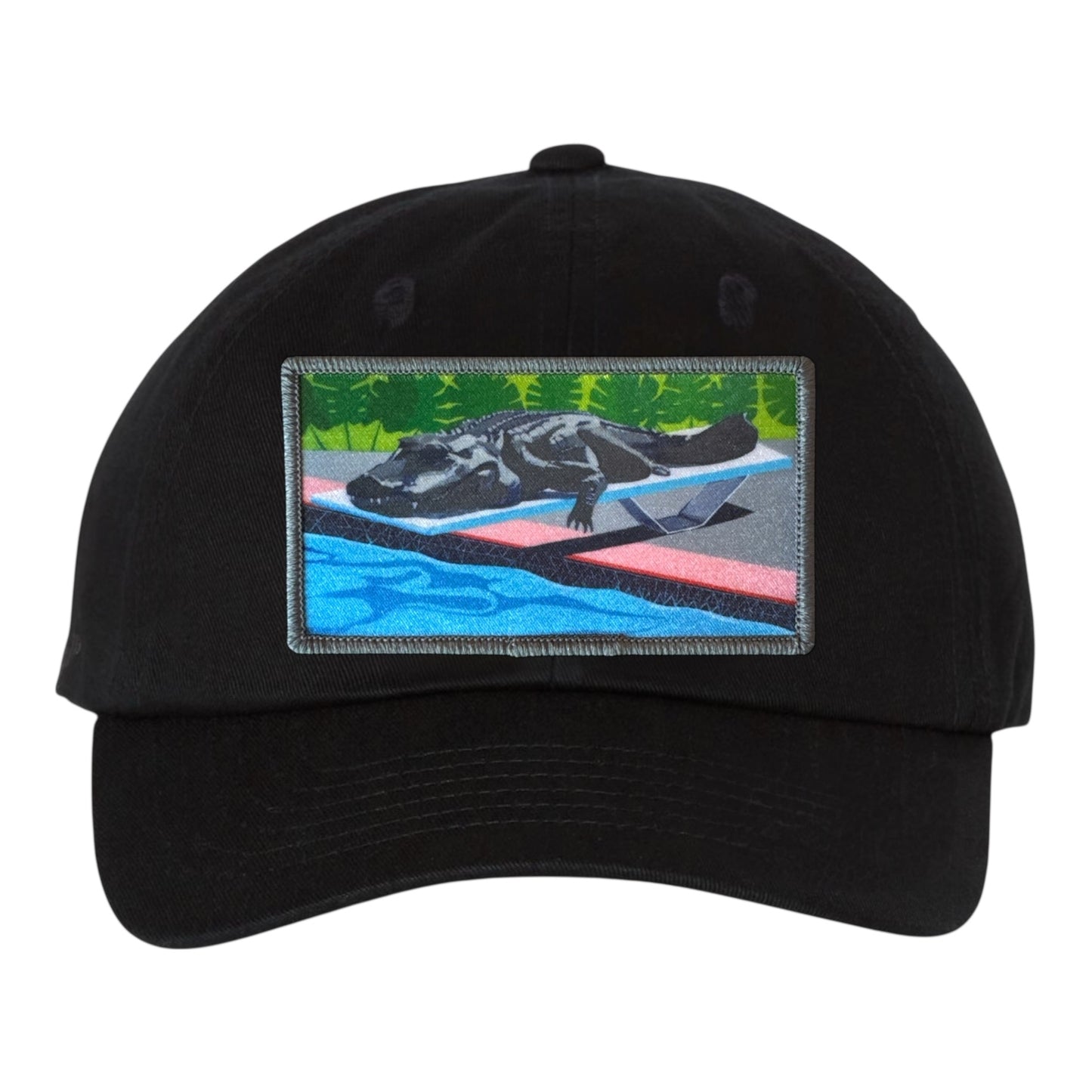 Eco-Washed Black Dad Hat