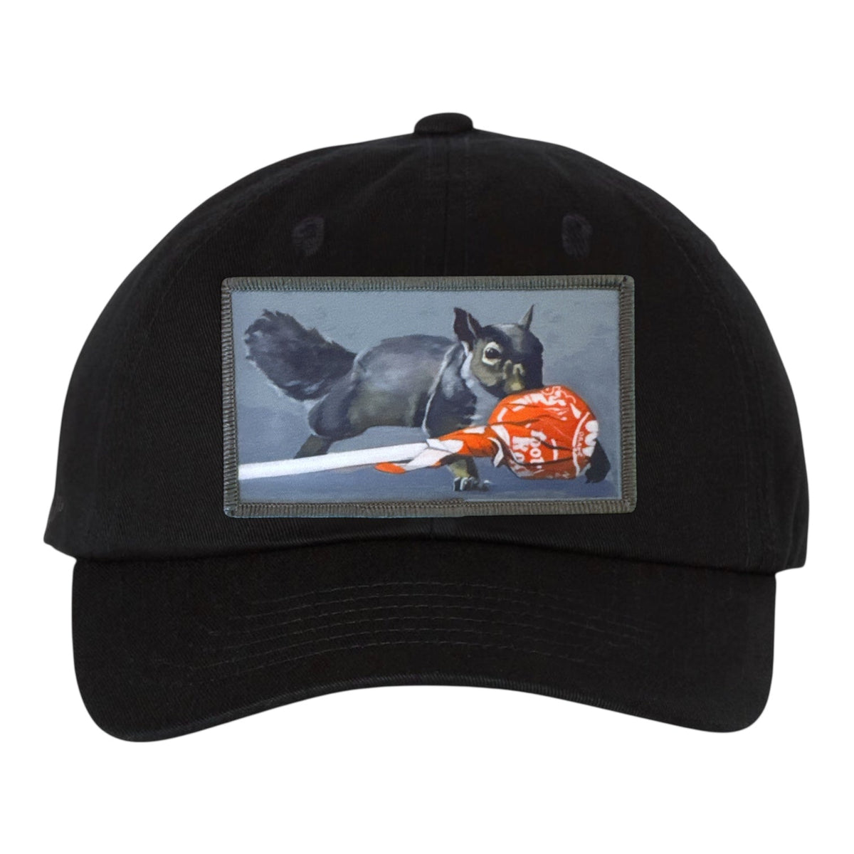 Secret Stash Dad Hat Hats FlynHats Eco-Washed Black