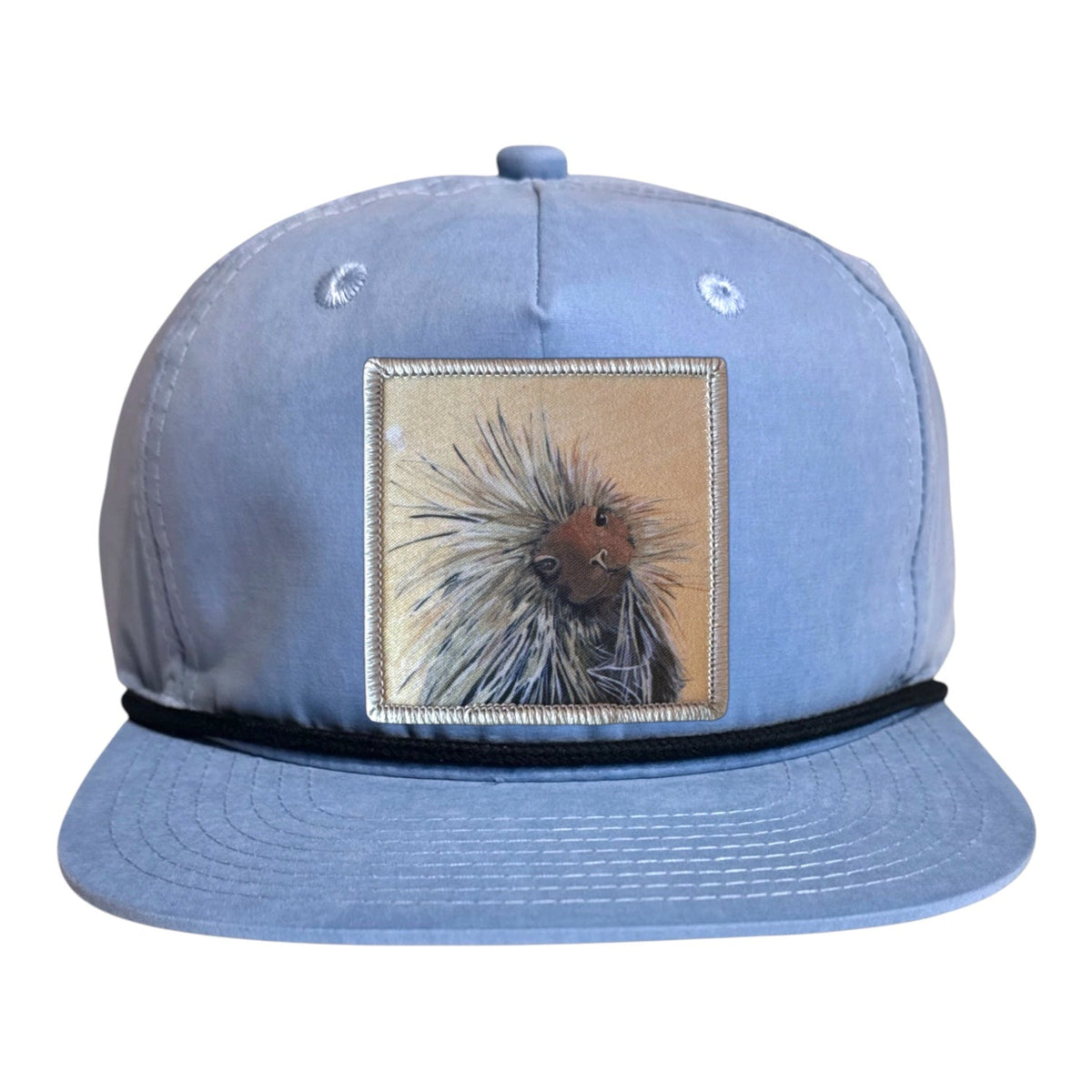 Porcupine Rope Cap Hats FlynHats Sky/Black
