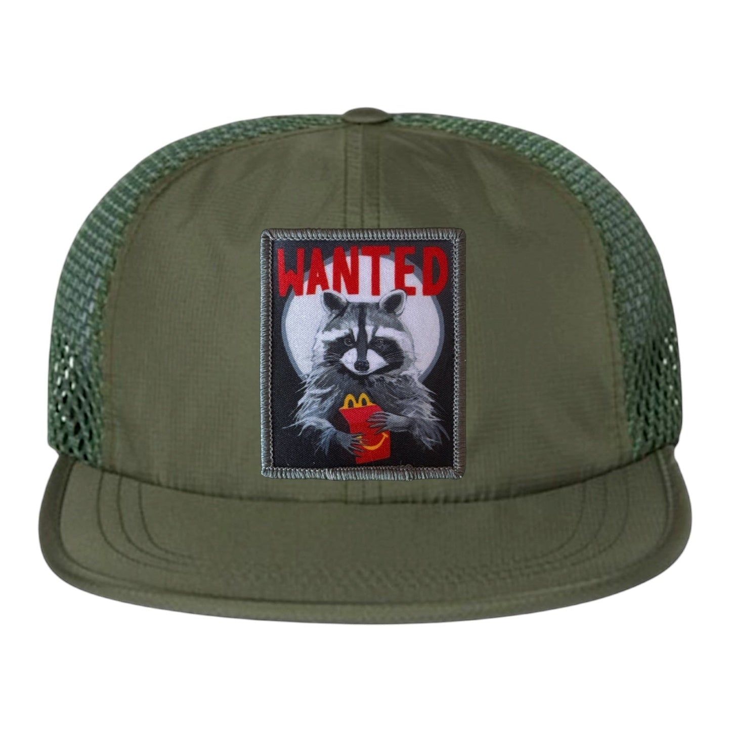 WANTED Wideset Mesh Cap Hats FlynHats Olive