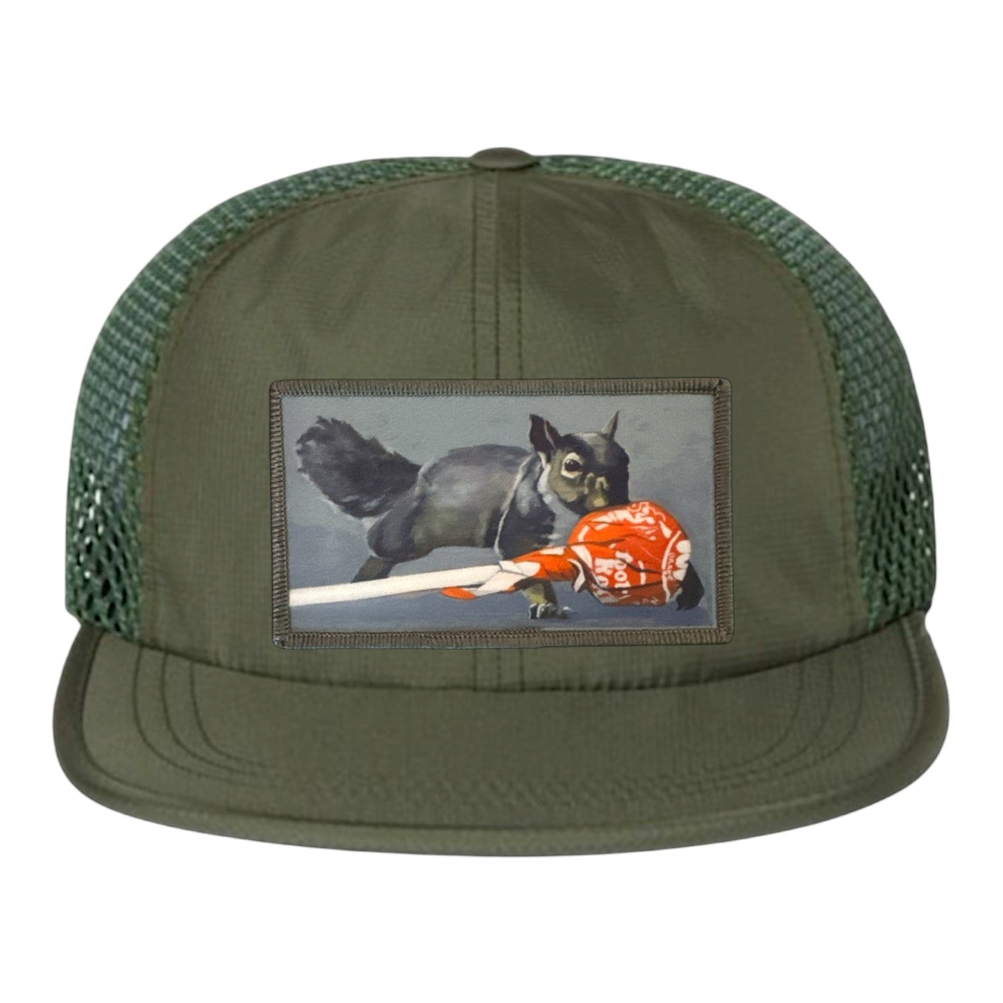 Secret Stash Wideset Mesh Cap Hats FlynHats Olive