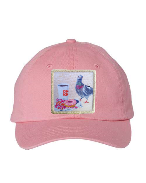 Pink Kid Hat Hats FlynHats Pigeons Run on Donuts