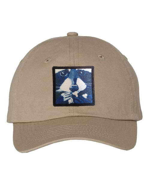Tan Kids Hat Hats FlynHats Raccoon Pop