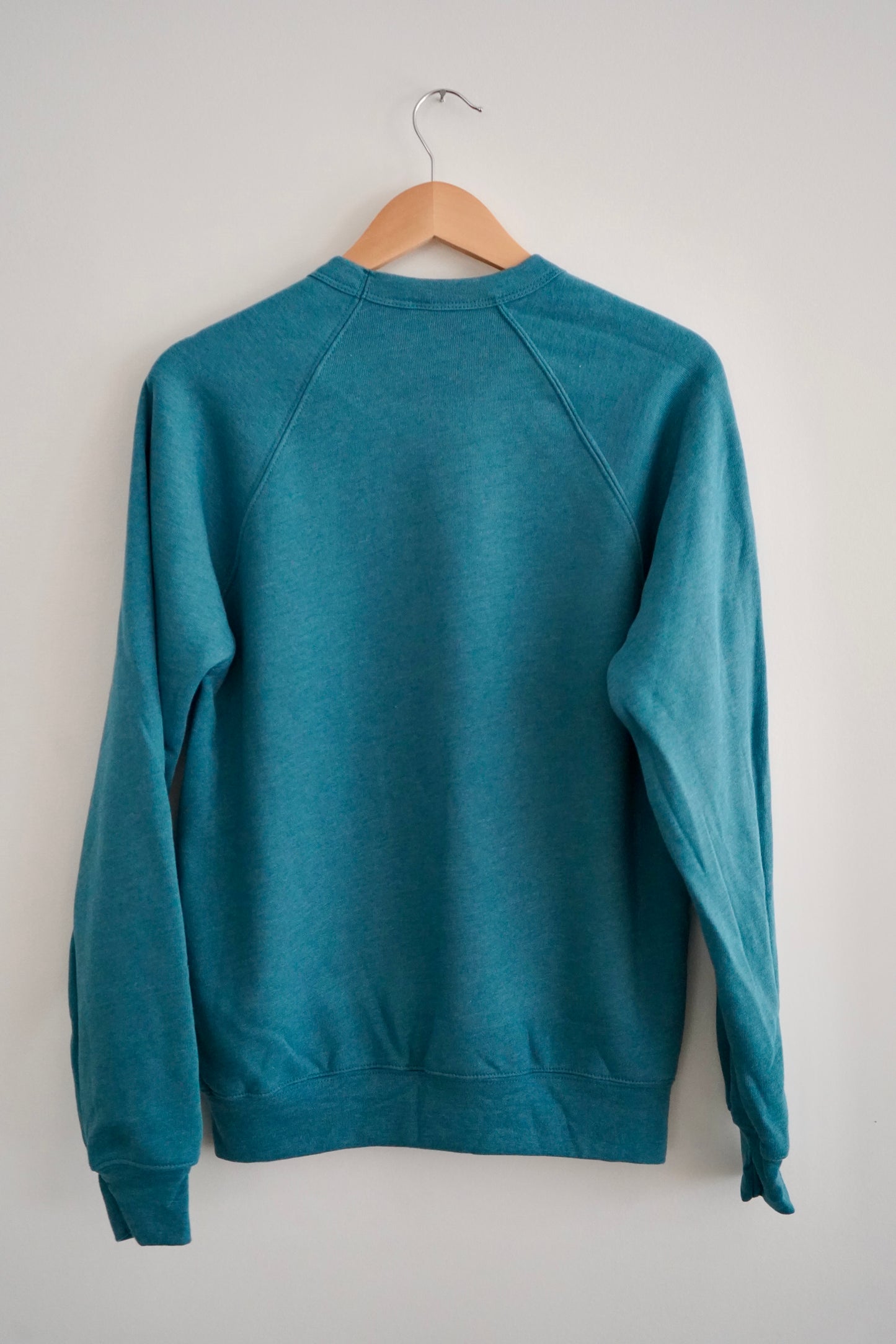 Portland Raccoon Teal Crewneck Sweatshirt FlynHats