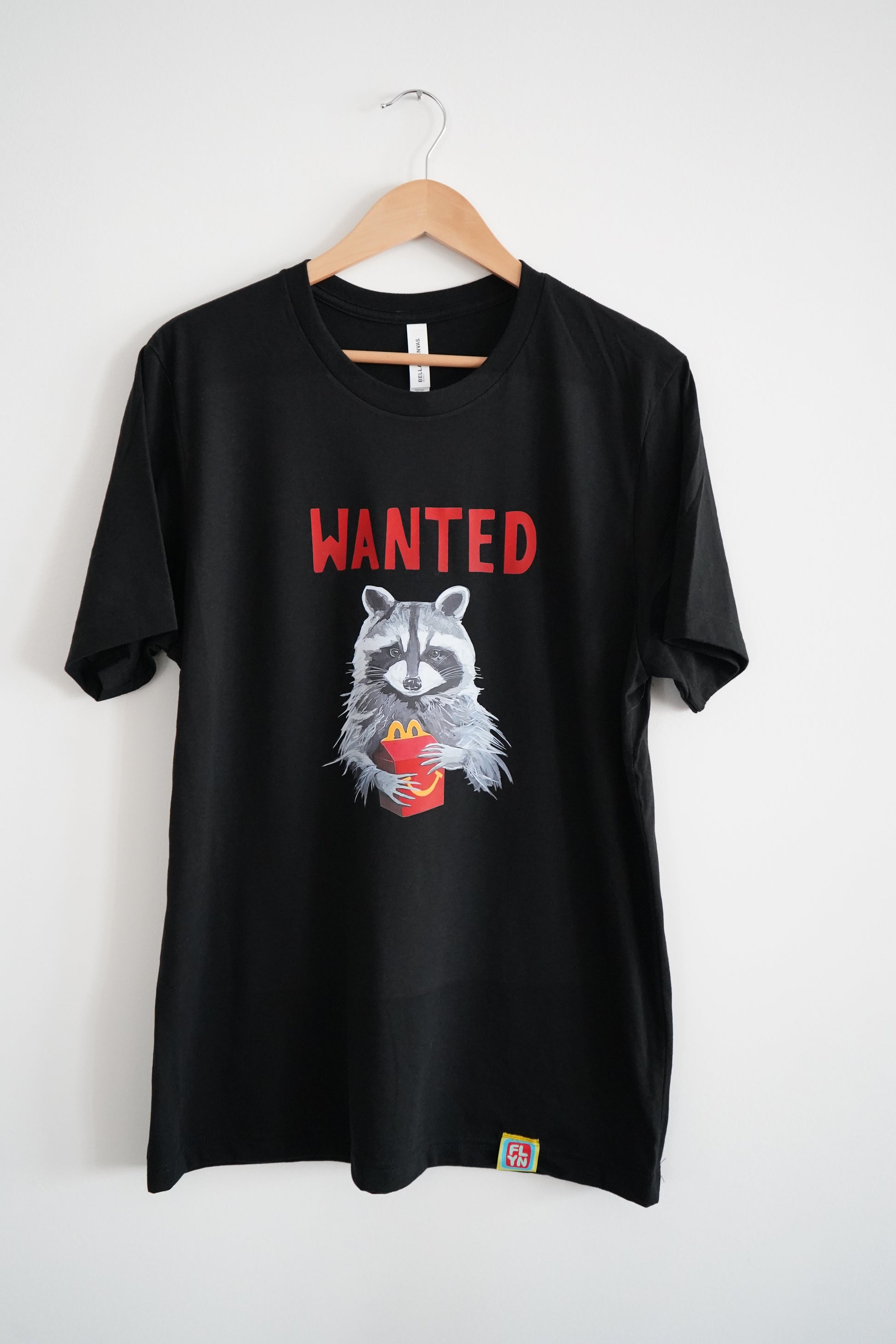Wanted Black t-shirt FlynHats