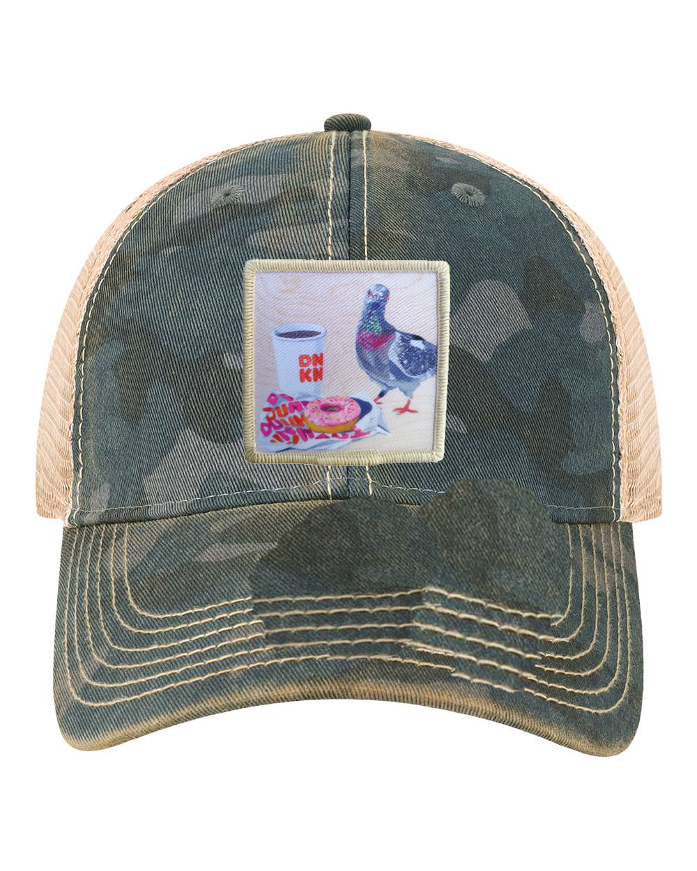 Navy Camo Unstructured Hats Flyn Costello Pigeons Run On Donuts