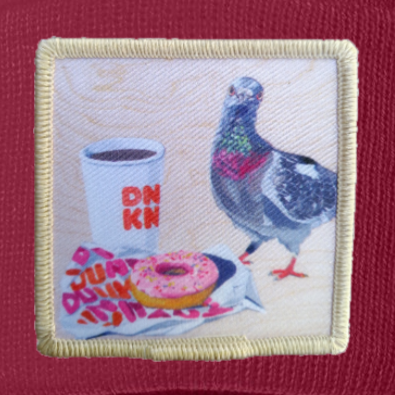 Pigeons Run on Donuts Beanie Hats Flyn Costello