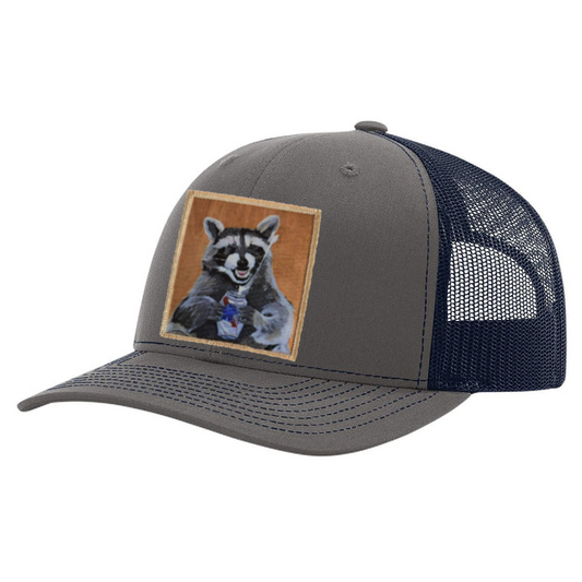 Charcoal/ Navy Trucker Hats Flyn Costello Beer Bandit  