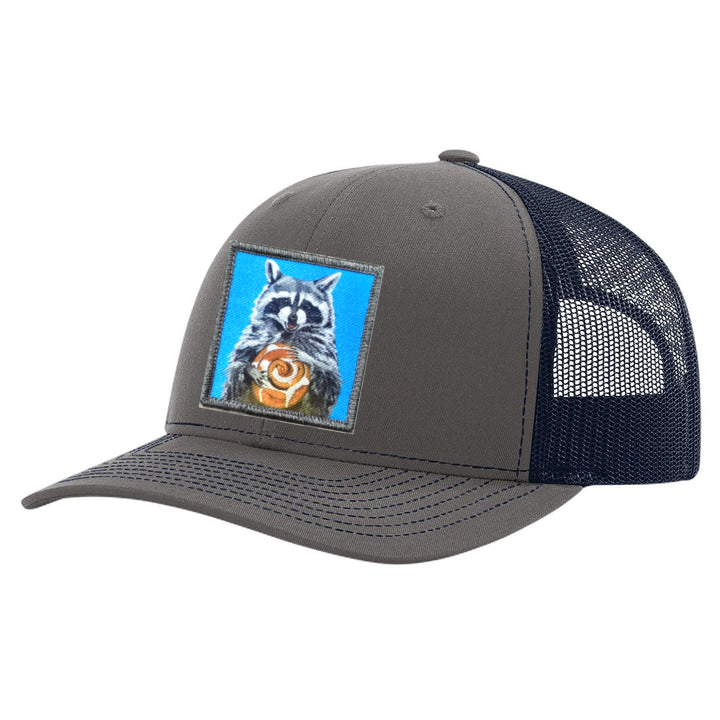 Charcoal/ Navy Trucker Hats Flyn Costello Cinnabun Bandit