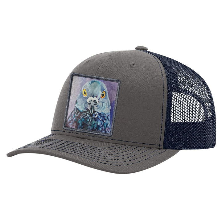 Charcoal/ Navy Trucker Hats Flyn Costello City Bird