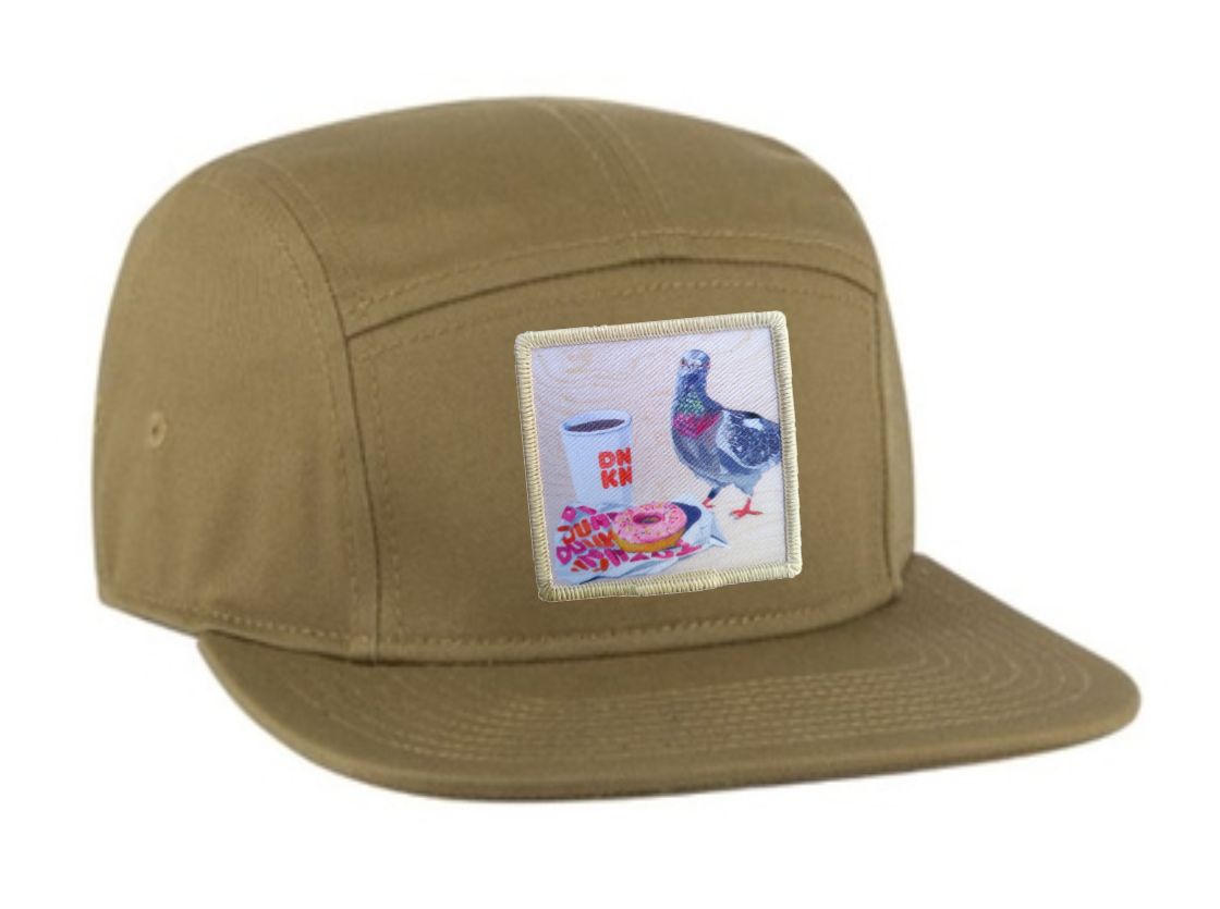 Coyote Camper Hat Hats FlynHats Pigeons Run On Donuts