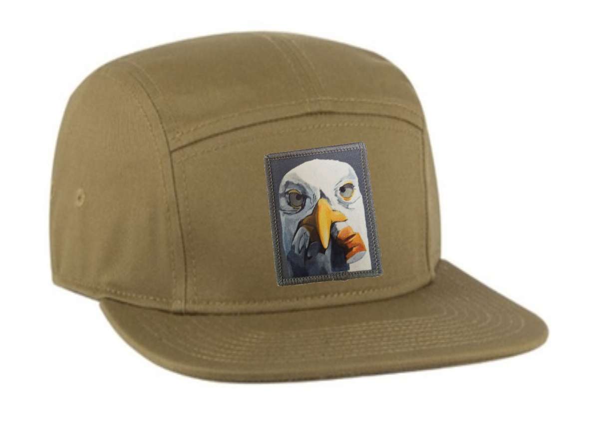 Coyote Camper Hat Hats FlynHats Seagull with Cig