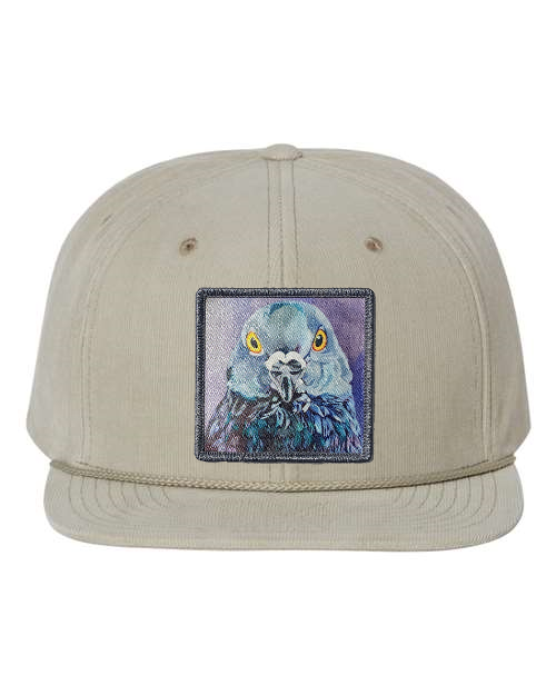 Tan Corduroy Flat Bill Trucker Hats Flyn Costello City Bird