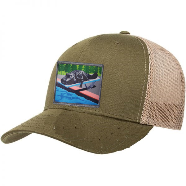 Moss-Khaki Trucker Hats Flyn Costello Pool Party Canceled