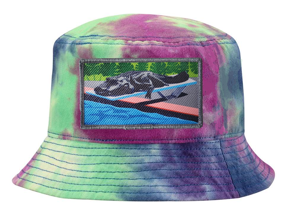 Tye Dye Bucket - Purple Hats Flyn Costello Pool Party Canceled